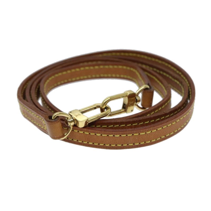 Louis Vuitton Shoulder Strap Leather 44.9"" Beige  ki4630