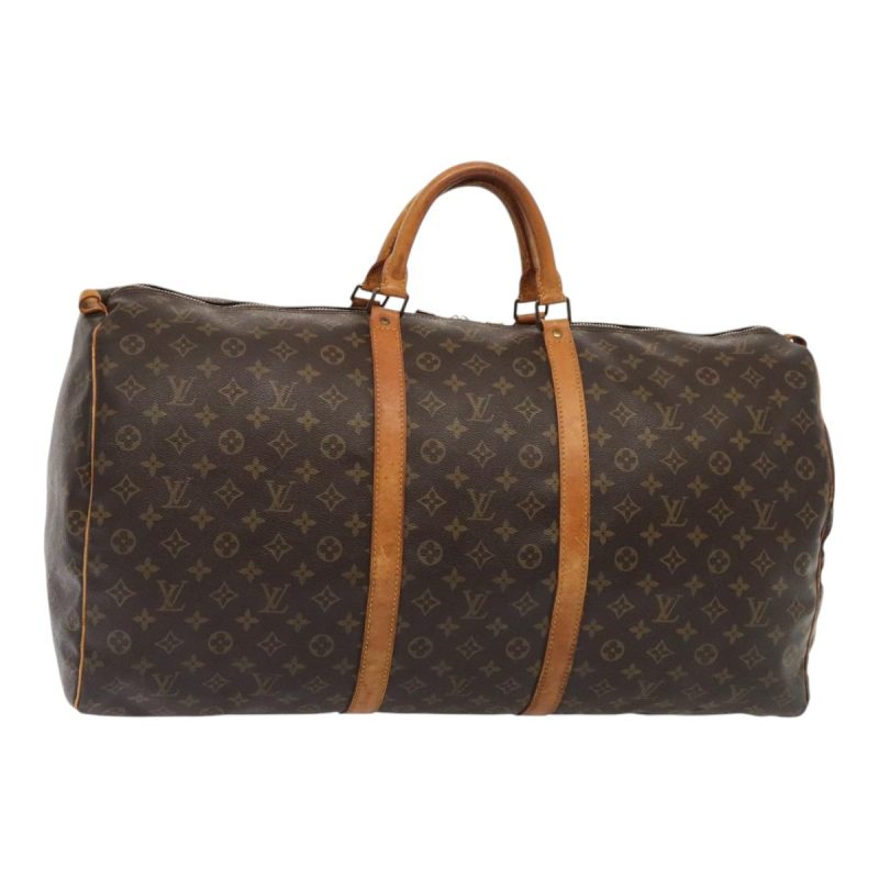 Louis Vuitton Monogram Keepall 60 Boston Bag M41422  ki4817
