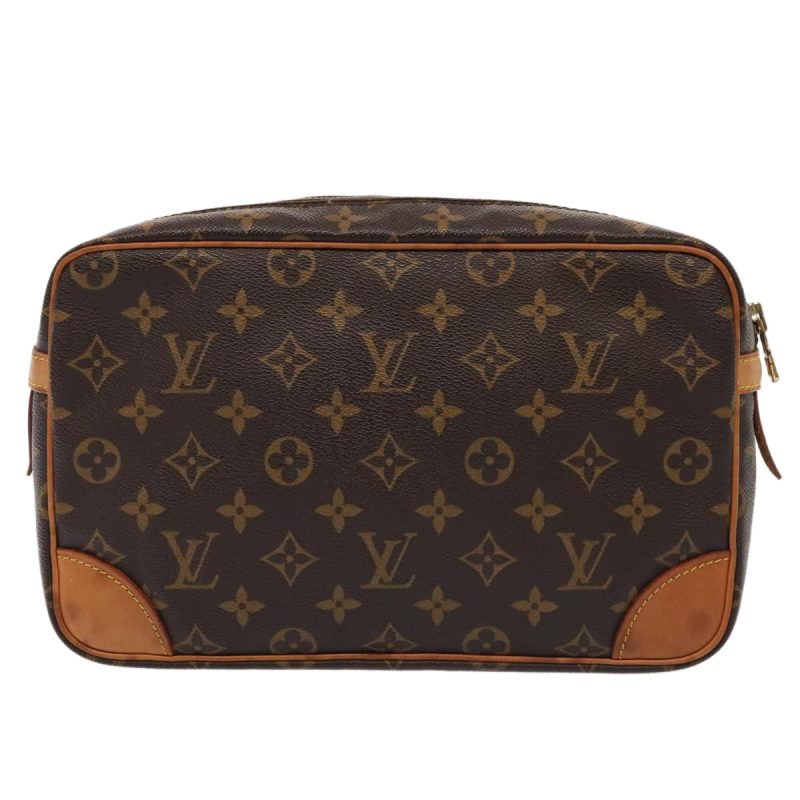 Louis Vuitton Monogram Compiegne 28 Clutch Bag M51845  ki4844 - Image 2