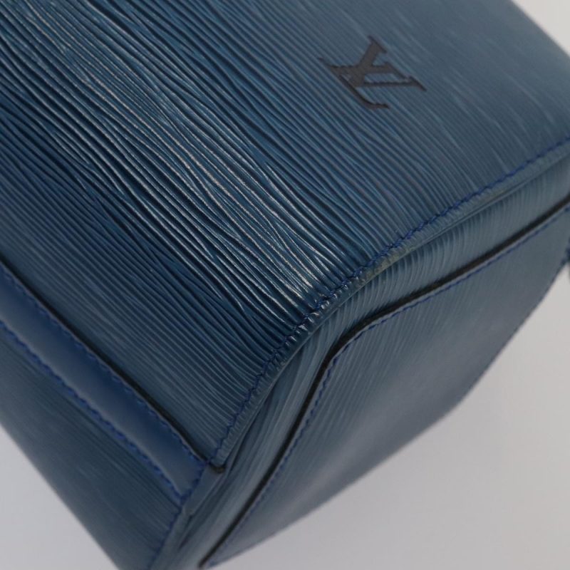 Louis Vuitton Epi Speedy 25 Hand Bag Toledo Blue M43015  ki4855 - Image 9