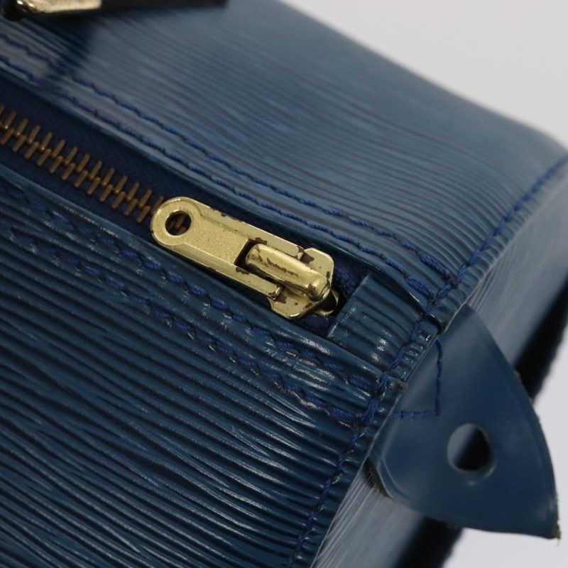 Louis Vuitton Epi Speedy 25 Hand Bag Toledo Blue M43015  ki4855 - Image 10