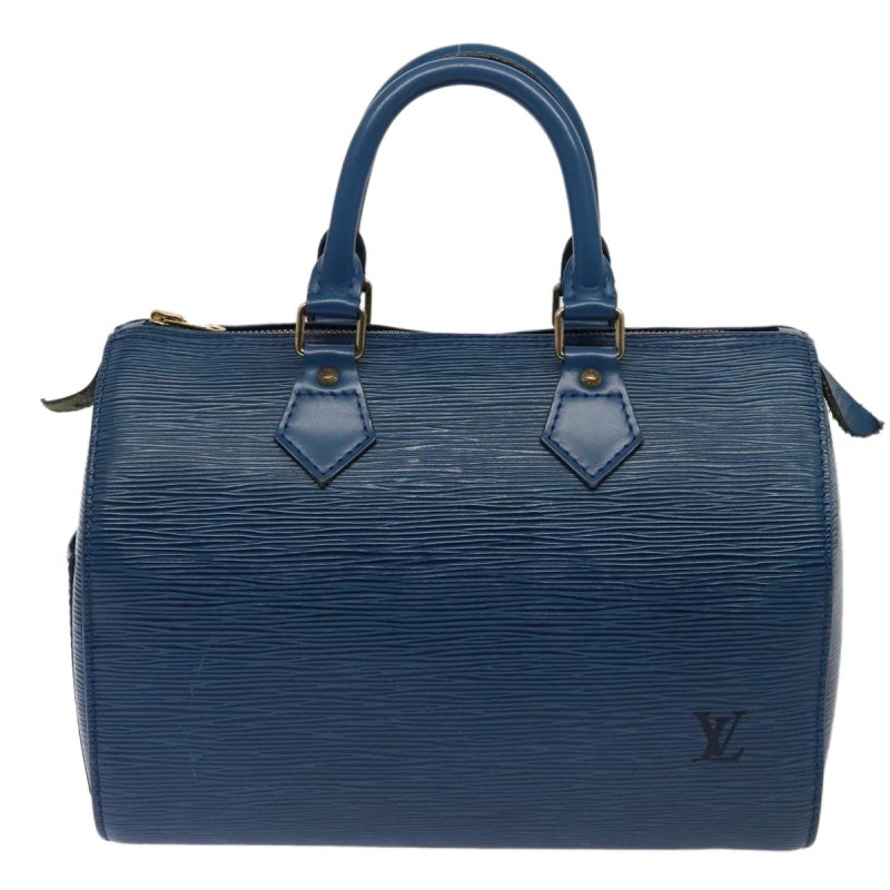 Louis Vuitton Epi Speedy 25 Hand Bag Toledo Blue M43015  ki4855 - Image 2