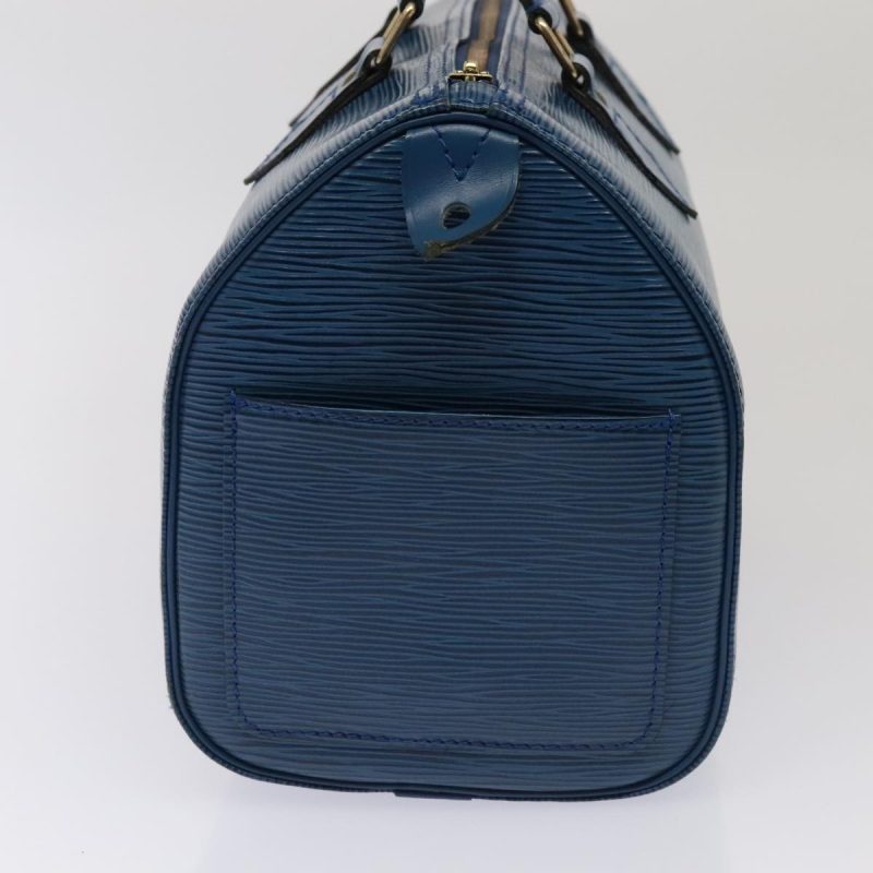 Louis Vuitton Epi Speedy 25 Hand Bag Toledo Blue M43015  ki4855 - Image 3