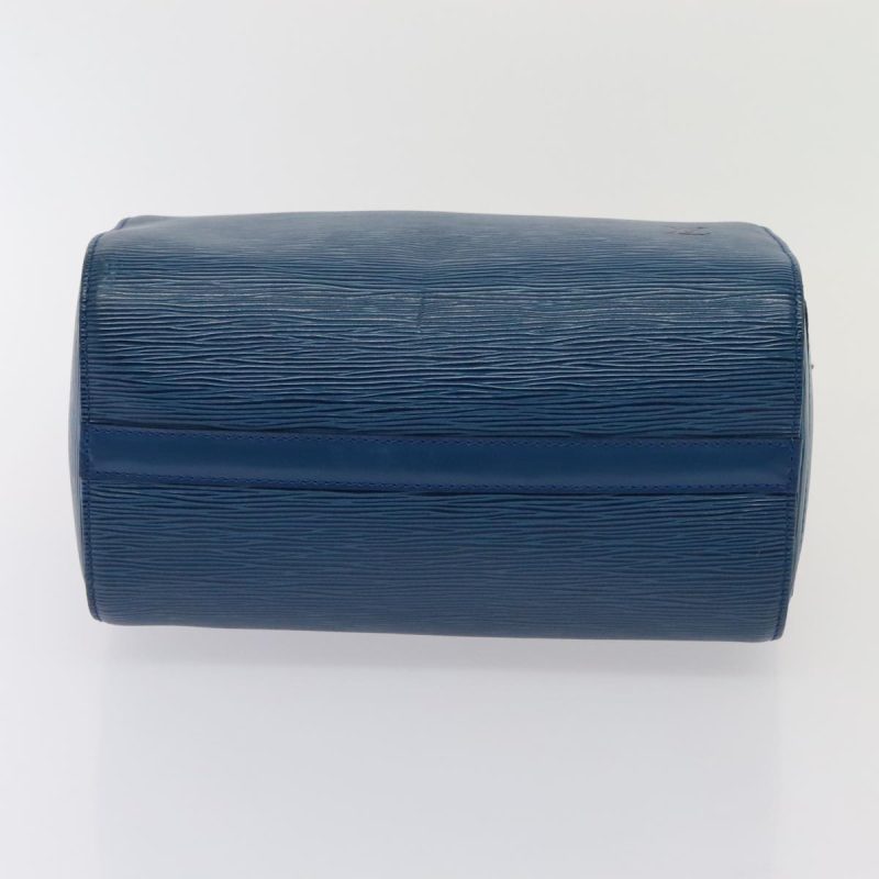 Louis Vuitton Epi Speedy 25 Hand Bag Toledo Blue M43015  ki4855 - Image 5