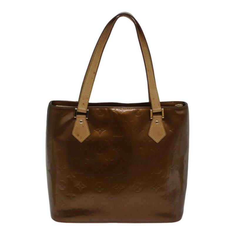 Louis Vuitton Monogram Vernis Houston Hand Bag Bronze M91122  ki4911 - Image 2