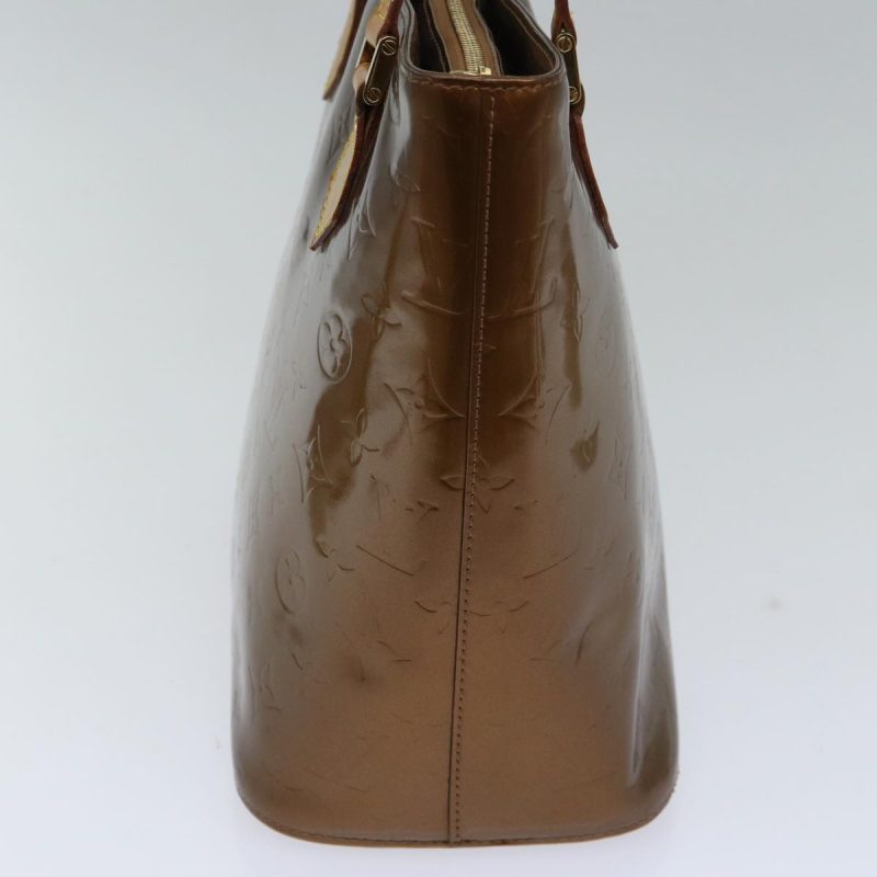 Louis Vuitton Monogram Vernis Houston Hand Bag Bronze M91122  ki4911 - Image 4