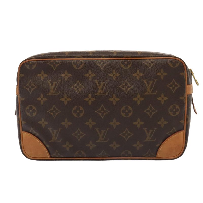 Louis Vuitton Monogram Compiegne 28 Clutch Bag M51845  ki4942 - Image 2
