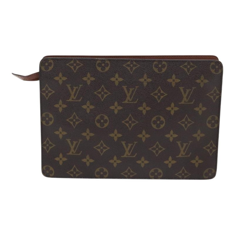 Louis Vuitton Monogram Pochette Homme Clutch Bag M51795  ki4947 - Image 2