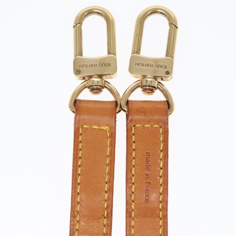 Louis Vuitton Shoulder Strap Leather 35.4"" Beige  ki4958 - Image 8