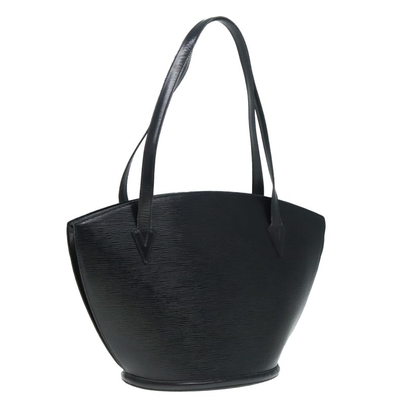 Louis Vuitton Epi Saint Jacques Shopping Shoulder Bag Black M52272 Auth ki4960