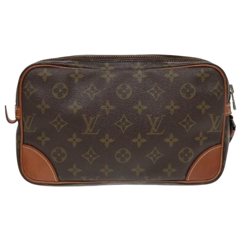 Louis Vuitton Monogram Marly Dragonne GM Clutch Bag Vintage M51825 Auth ki5005 - Image 2