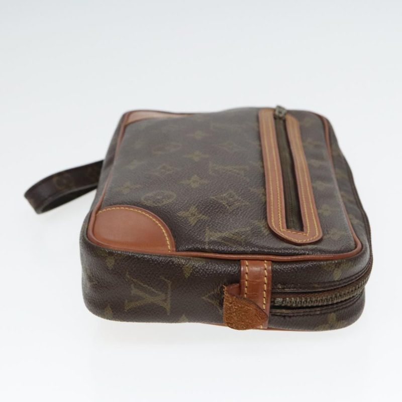Louis Vuitton Monogram Marly Dragonne GM Clutch Bag Vintage M51825 Auth ki5005 - Image 4