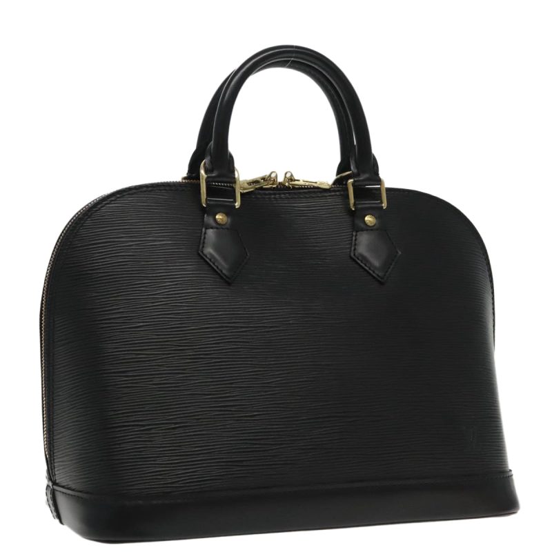 Louis Vuitton Epi Alma Hand Bag Black M52142  ki5018