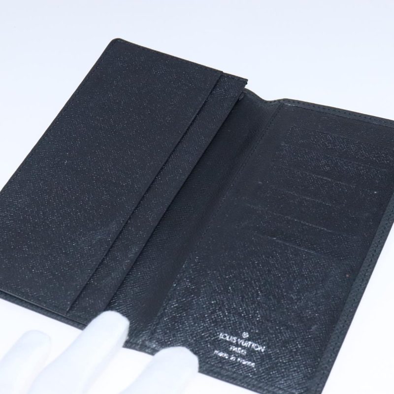 Louis Vuitton Taiga Porte Cartes Credit En Long Wallet Ardoise M31002 Auth kk358 - Image 8