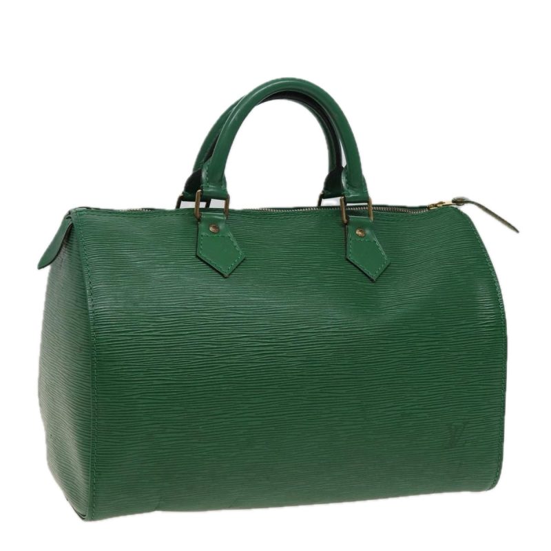 Louis Vuitton Epi Speedy 30 Hand Bag Borneo Green M43004  mr263