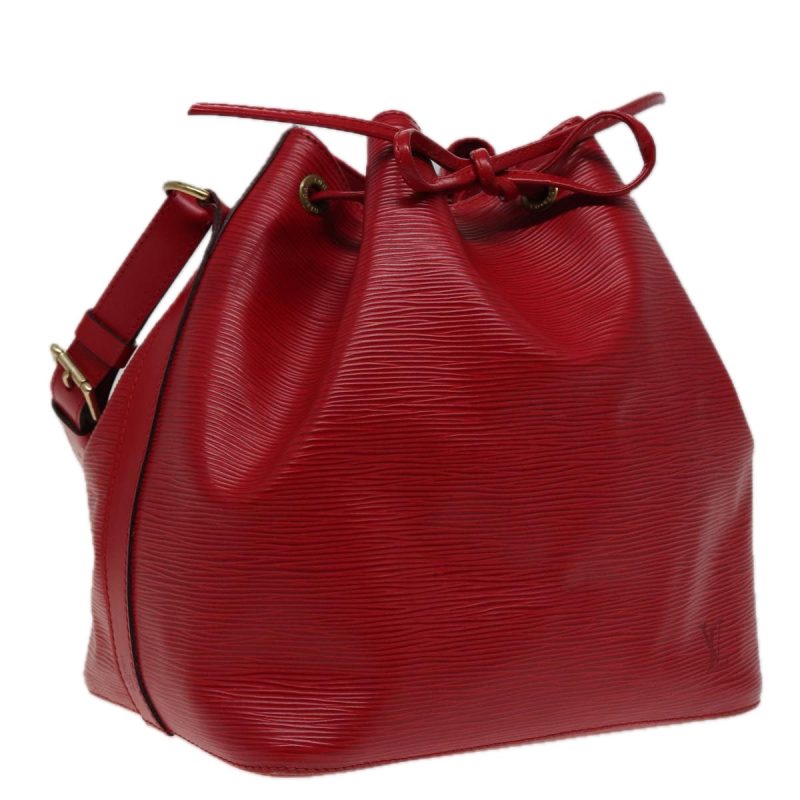 Louis Vuitton Epi Petit Noe Shoulder Bag Red M44107  mr324