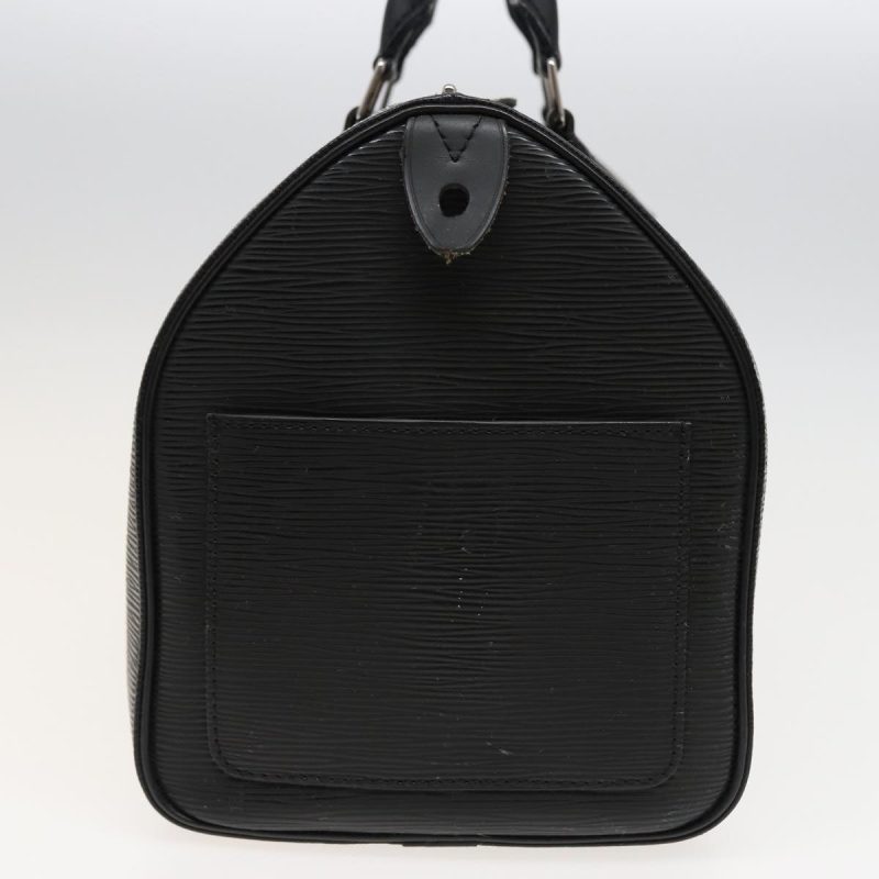 Louis Vuitton Epi Speedy 30 Hand Bag Noir Black M43002  mr326 - Image 3