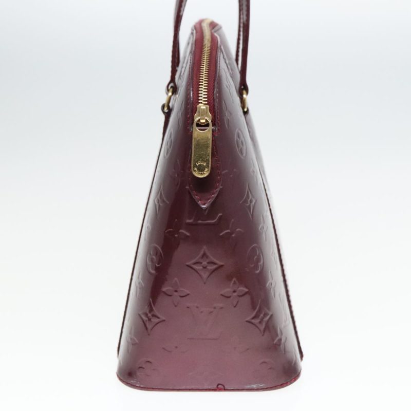 Louis Vuitton Monogram Vernis Avalon zip Hand Bag Amarante M91594  mr482 - Image 3