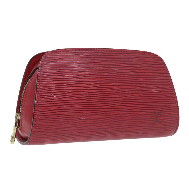 Louis Vuitton Epi Dauphine PM Pouch Castilian Red M48447  mr485
