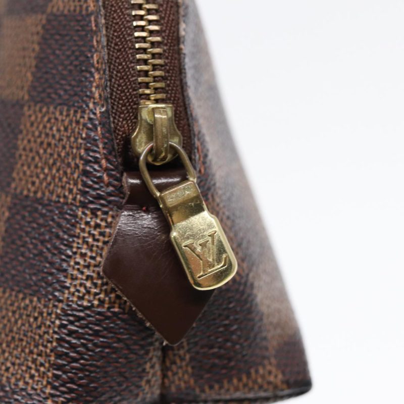 Louis Vuitton Damier Ebene Pochette Cosmetic PM Pouch N47516  tb1139 - Image 8