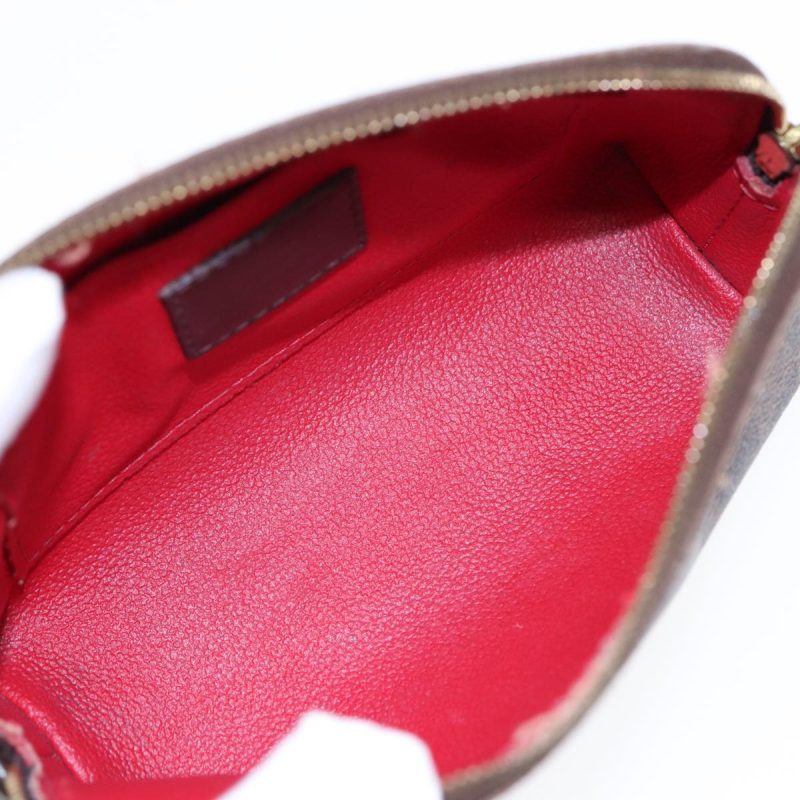 Louis Vuitton Damier Ebene Pochette Cosmetic PM Pouch N47516  tb1139 - Image 10