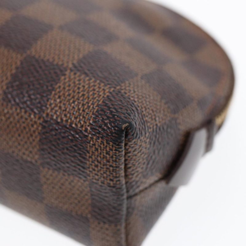 Louis Vuitton Damier Ebene Pochette Cosmetic PM Pouch N47516  tb1139 - Image 7
