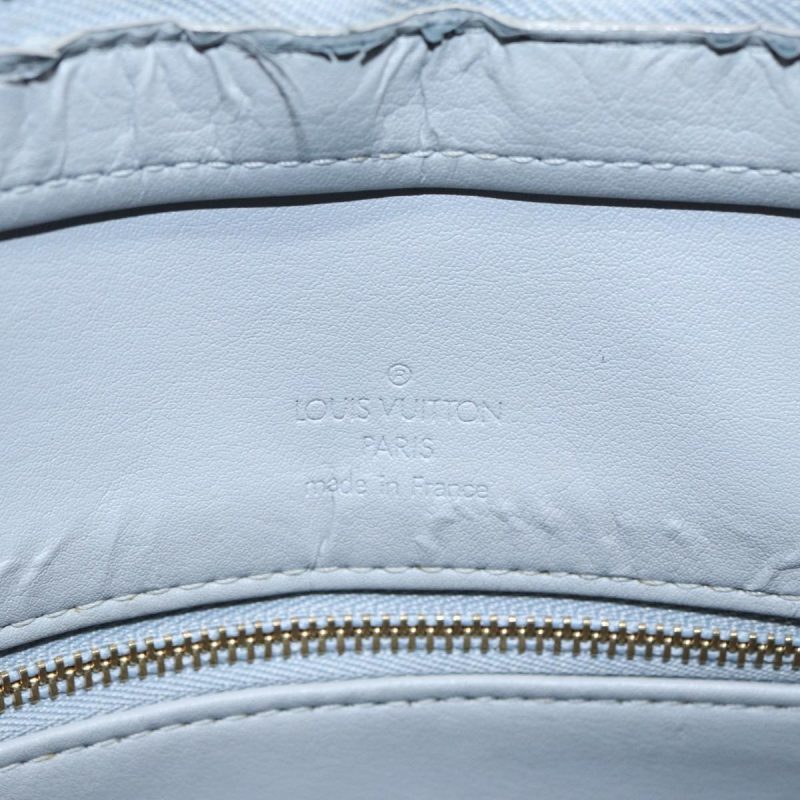 Louis Vuitton Monogram Vernis Houston Hand Bag Gris M91053  tb1146 - Image 10