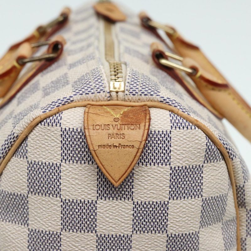 Louis Vuitton Damier Azur Speedy 25 Hand Bag N41534  tb1153 - Image 9