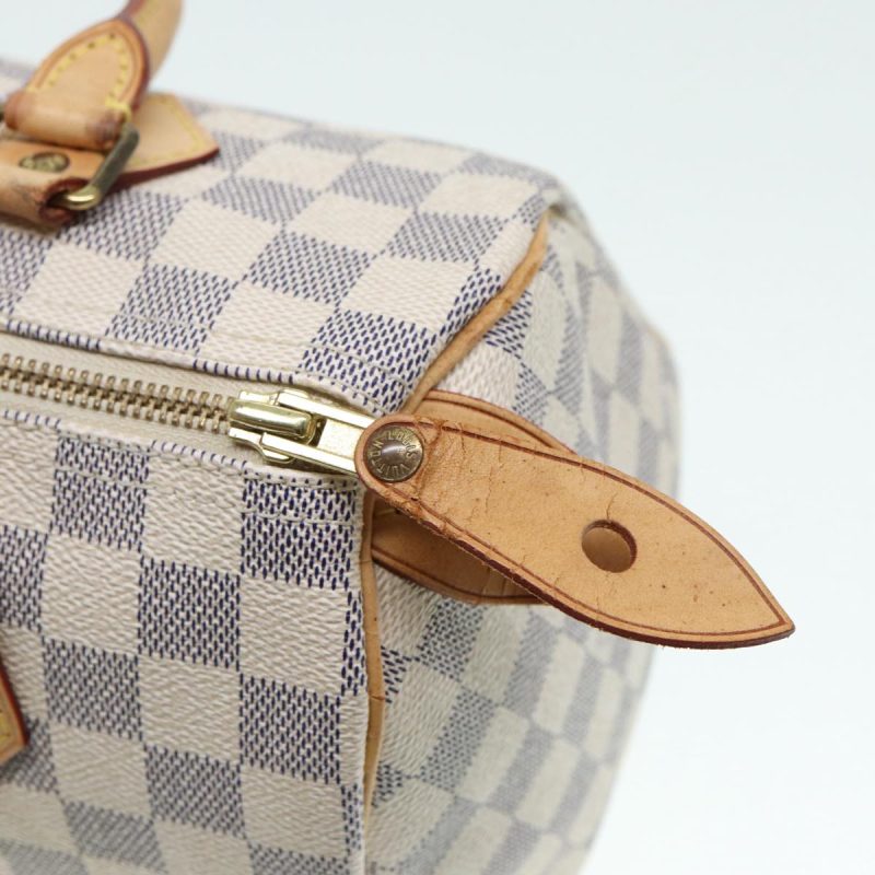 Louis Vuitton Damier Azur Speedy 25 Hand Bag N41534  tb1153 - Image 10