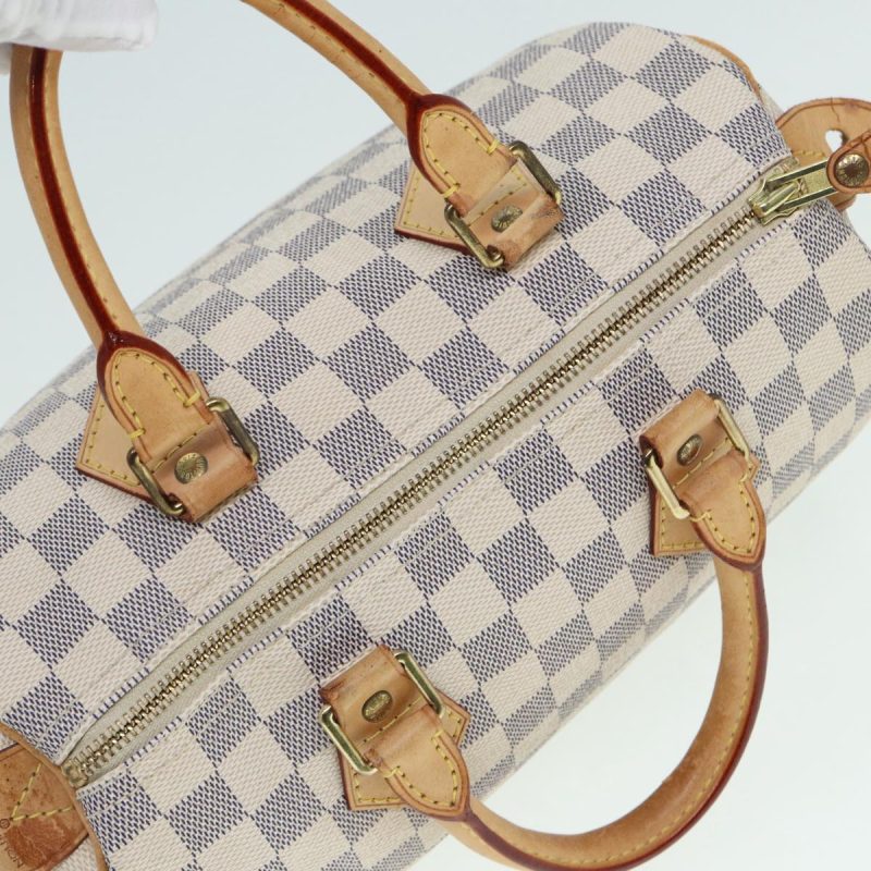 Louis Vuitton Damier Azur Speedy 25 Hand Bag N41534  tb1153 - Image 6