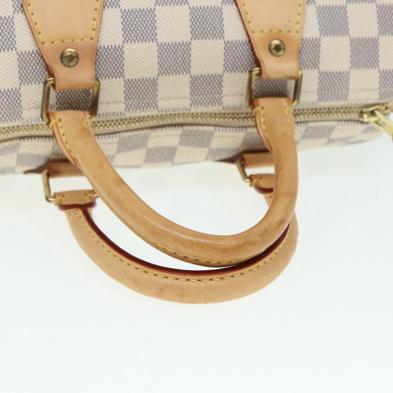 Louis Vuitton Damier Azur Speedy 25 Hand Bag N41534  tb1153 - Image 7