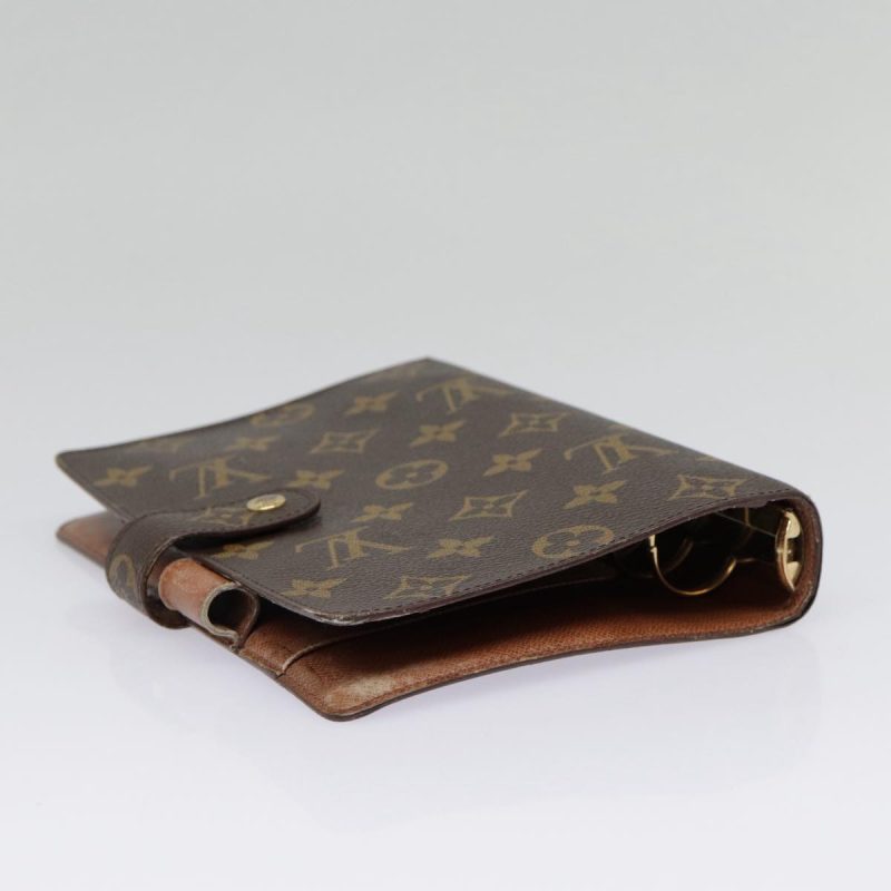 Louis Vuitton Monogram Agenda MM Day Planner Cover R20105  tb1167 - Image 5