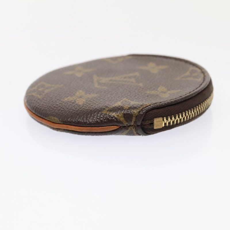 Louis Vuitton Monogram Porte Monnaie Rond Coin Purse M61926  tb1168 - Image 4