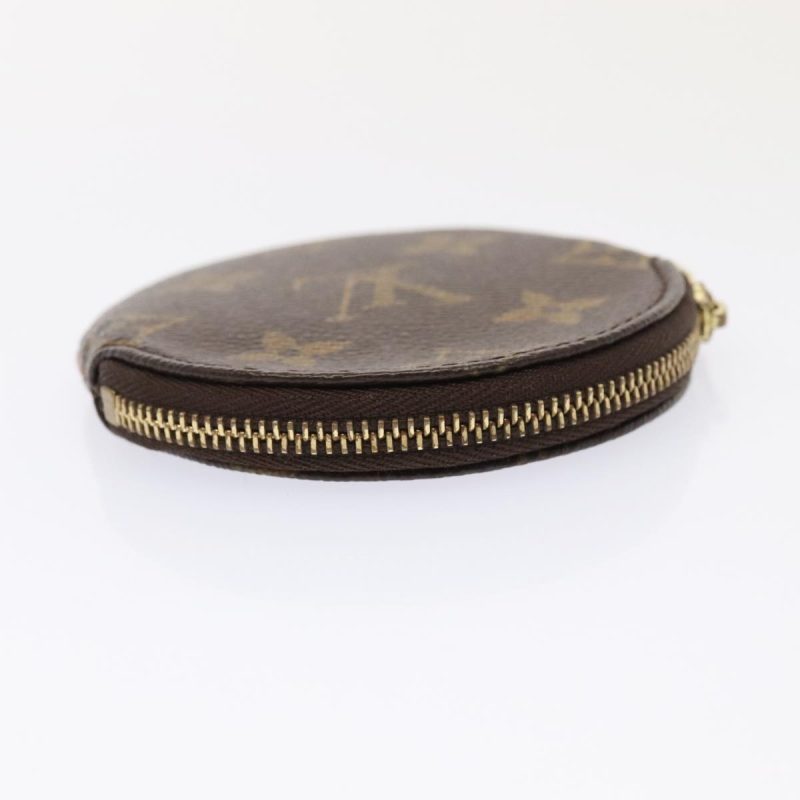 Louis Vuitton Monogram Porte Monnaie Rond Coin Purse M61926  tb1168 - Image 5