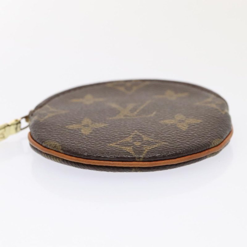 Louis Vuitton Monogram Porte Monnaie Rond Coin Purse M61926  tb1168 - Image 6
