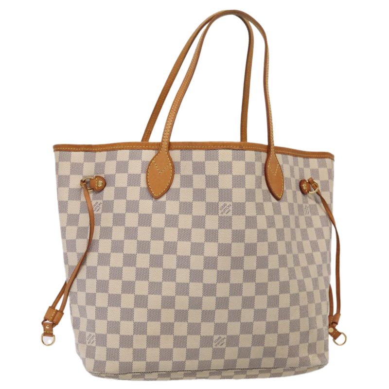 Louis Vuitton Damier Azur Neverfull MM Tote Bag N41605  tb1169