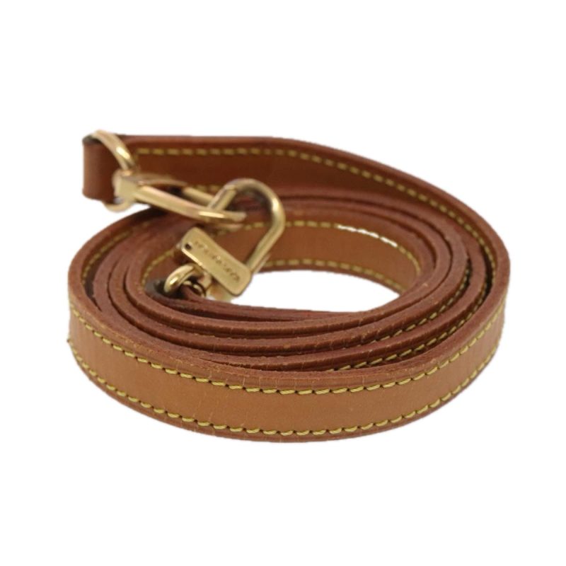 Louis Vuitton Shoulder Strap Leather 44.1"" Beige  tb1171