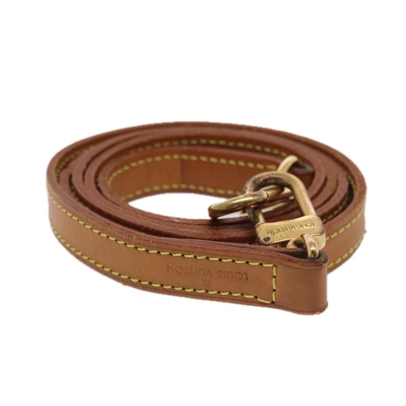 Louis Vuitton Shoulder Strap Leather 44.1"" Beige  tb1171 - Image 3
