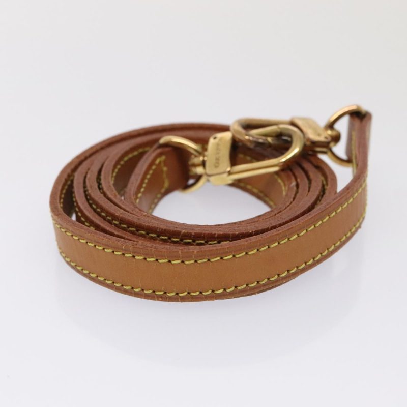Louis Vuitton Shoulder Strap Leather 44.1"" Beige  tb1171 - Image 4