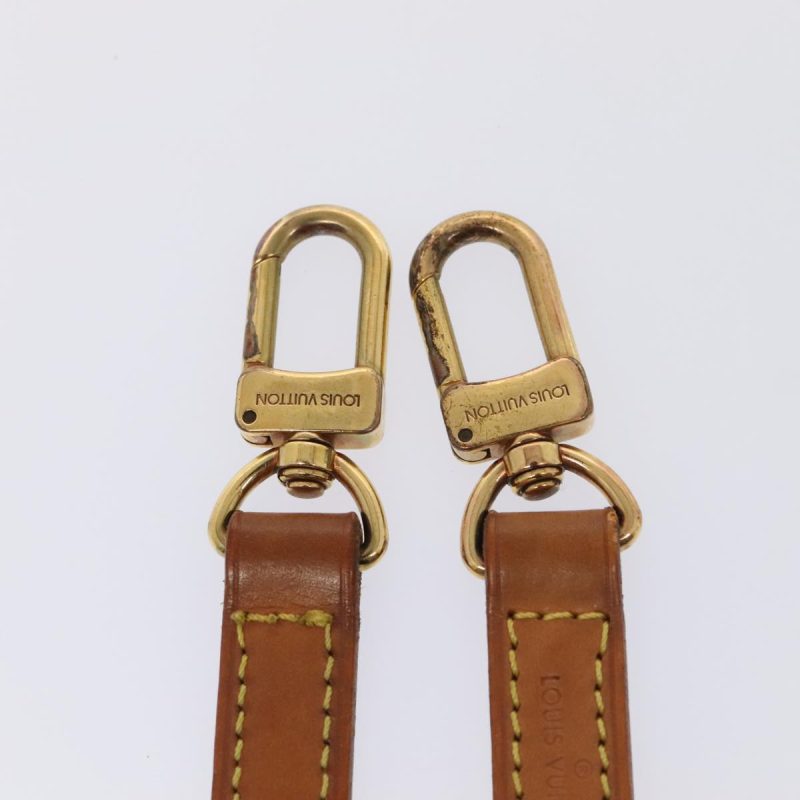 Louis Vuitton Shoulder Strap Leather 44.1"" Beige  tb1171 - Image 6