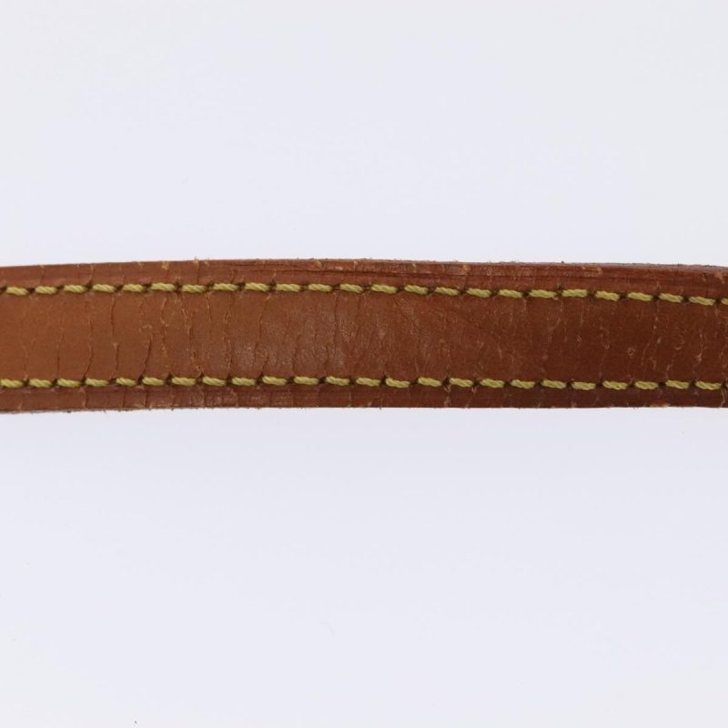 Louis Vuitton Shoulder Strap Leather 44.1"" Beige  tb1171 - Image 9