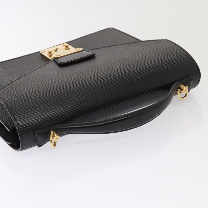 Louis Vuitton Epi Monceau 28 Hand Bag Black M52122  tb1181 - Image 6