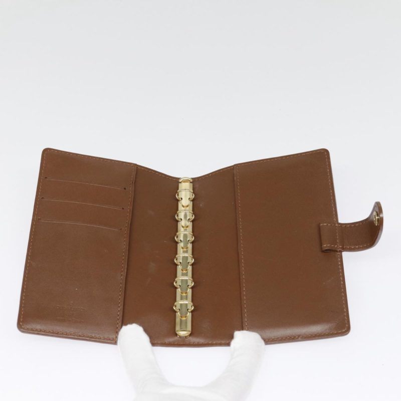 Louis Vuitton Vernis Agenda PM Day Planner Cover Bronze R21004  tb1191 - Image 8