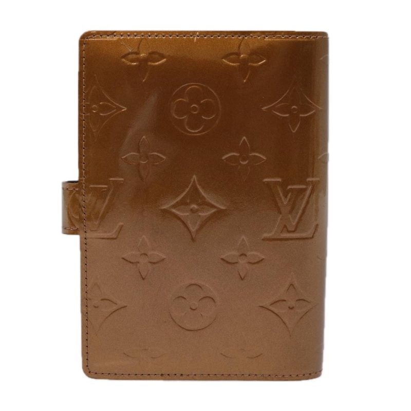 Louis Vuitton Vernis Agenda PM Day Planner Cover Bronze R21004  tb1191 - Image 2