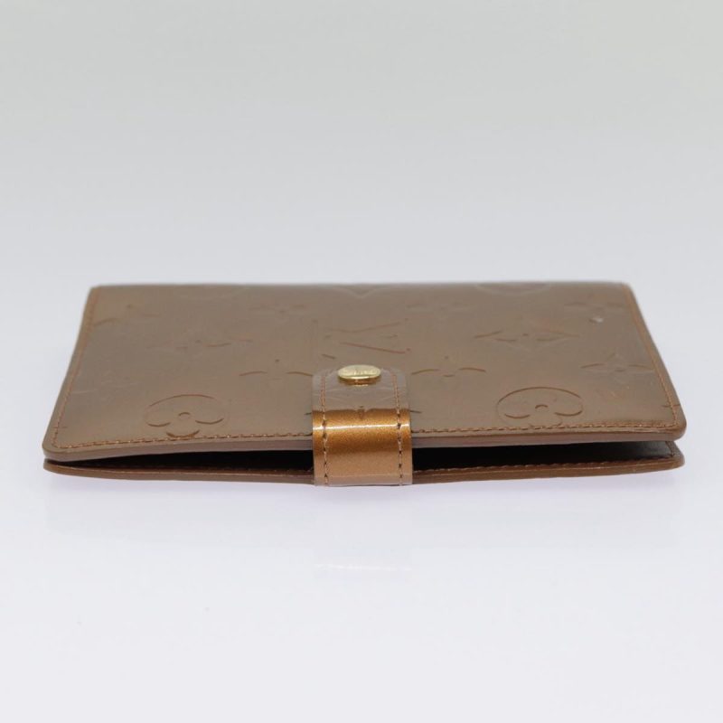 Louis Vuitton Vernis Agenda PM Day Planner Cover Bronze R21004  tb1191 - Image 3