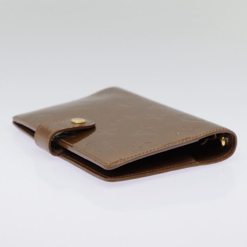 Louis Vuitton Vernis Agenda PM Day Planner Cover Bronze R21004  tb1191 - Image 5