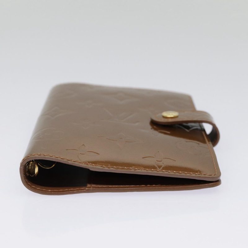 Louis Vuitton Vernis Agenda PM Day Planner Cover Bronze R21004  tb1191 - Image 6