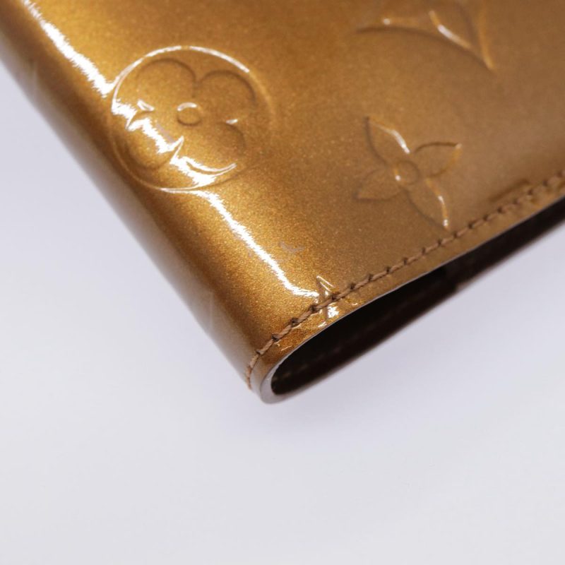 Louis Vuitton Vernis Agenda PM Day Planner Cover Bronze R21004  tb1191 - Image 7