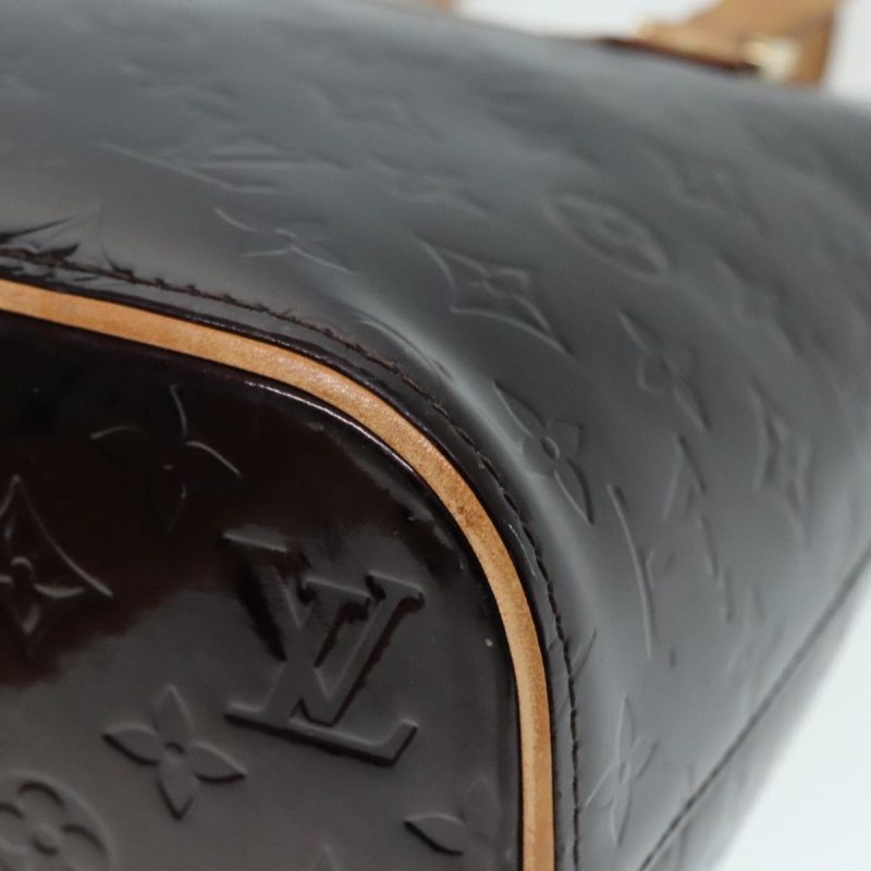 Louis Vuitton Monogram Vernis Houston Hand Bag Amarante M91999  tb1214 - Image 9