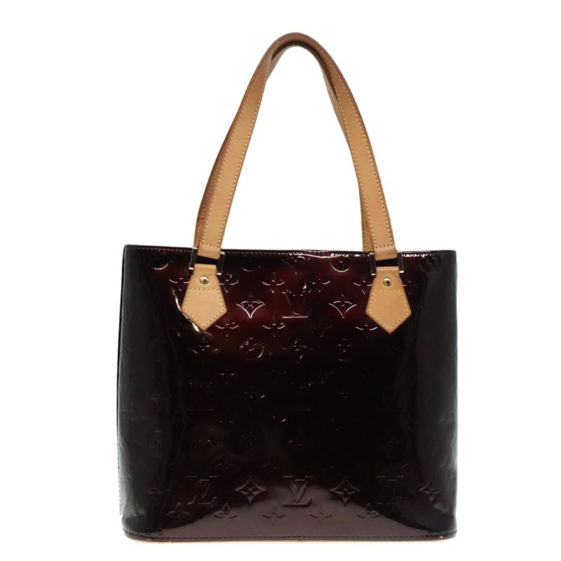 Louis Vuitton Monogram Vernis Houston Hand Bag Amarante M91999  tb1214 - Image 2